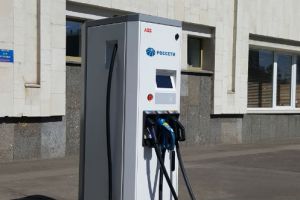 В Москве появилась станция для зарядки электромобилей